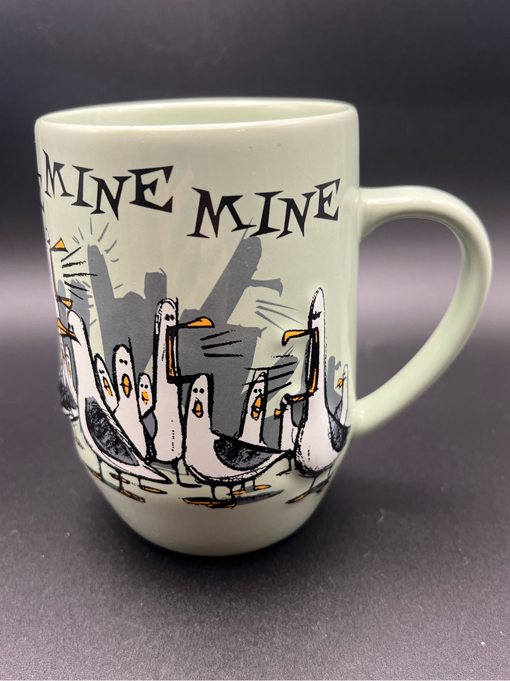 🐠 Disney Parks Finding Nemo Seagulls Coffee Mug Mine Mine Mine 3D Bird Inside